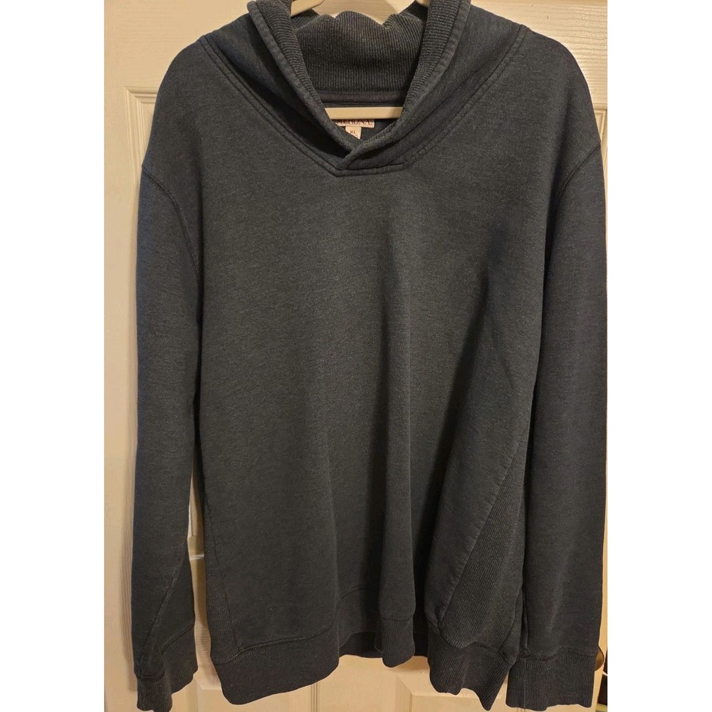 Mens Merona Sweatshirt XL Blue Thick/heavy